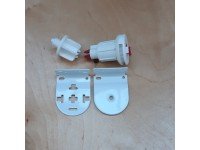 32mm Louvolite Roller End Set (Red Pin) Heavy Duty Easi-Load