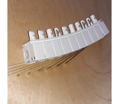 Louvolite Slimline Cord Through Carriers 127mm (5")